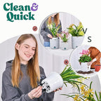 GreenShip 4-Pack Patented Self-Watering Spikes – DIY Plant Watering System for Indoor Plants, Fits Grower Pots, Reuse Containers, Automatic Self-Watering Stakes (Medium)