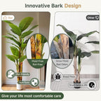 8ft Artificial Banana Tree Extra Tall Fake Plants Indoor for Living Room Large Faux Tree High End Realistic Floor Plant Big Silk Tree for Home Office Pet Friendly Large Indoor Plant Tropical Decor