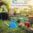 XXXFLOWER 1.5 Gallon Blue Watering Can Outdoor Garden Flower Plant, Lightweight 6 L Water Cans with Detachable Nozzle Watering Pot for Office House Garden