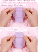 Geyoga 12 Pieces Newborn Hat Mittens Gloves Set Baby Boys Girls Cotton Baby Beanie for 0-12 Months