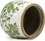Dosayes Vintage Ceramic Ice Crack Flower Pot with Drainage Holes, Country Rustic Planters for Indoor and Outdoor,Tuscan Decor,Home,Living Room, Garden Decor, Gardening Gift (Country)