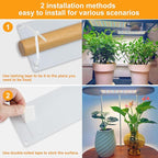 Led Grow Light,Ultra-Thin Panel Grow Lights for Indoor Plants,644LEDs Full Spectrum Grow Lights for Under Cabinet Plant, Grow Lamp with 3/9/12H Timer,10 Dimmable Levels for Plants Growing (4pcs Pro)