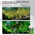 MagTool Root Tabs, Aquarium Plant Fertilizer for Freshwater Planted Tanks, Safe for Fish, Shrimp & Snails，Slow Release,70g/Box