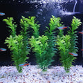 LIYAOLI Aquarium Artificial Plants 12 Inch 3Pack - Tall Realistic Fish Tank Plants Decor with Stable Base, Soft Leaves for Betta, Guppy, Shrimp & Tropical Fish, Aquascape Decoration for Silk Aquarium