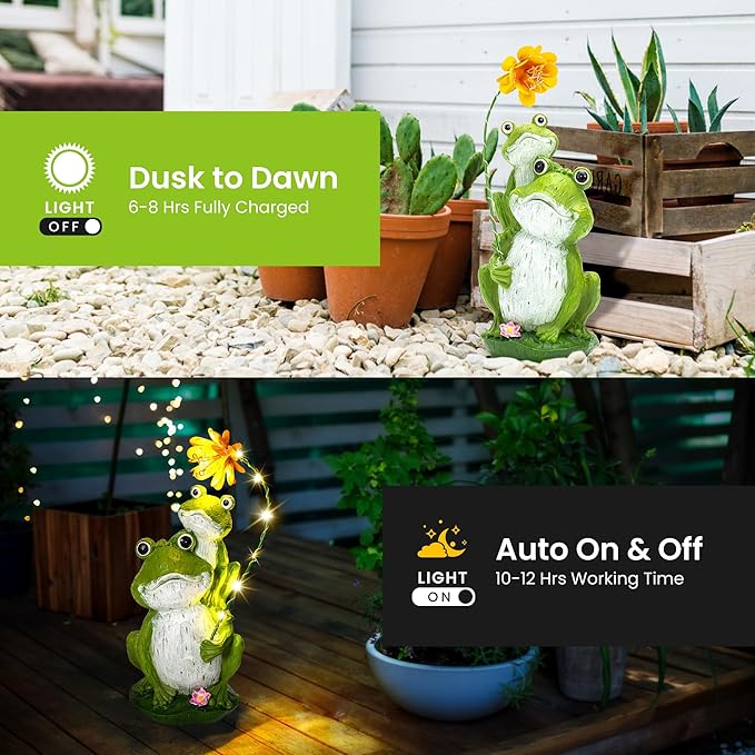 GIGALUMl Solar Garden Statue Bundle