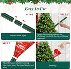 Kaiedos Christmas Tree Watering Funnel - 39 Inch Funnel, Reusable Design, Makes Watering Your Live Tree a Snap! (2 PCS)