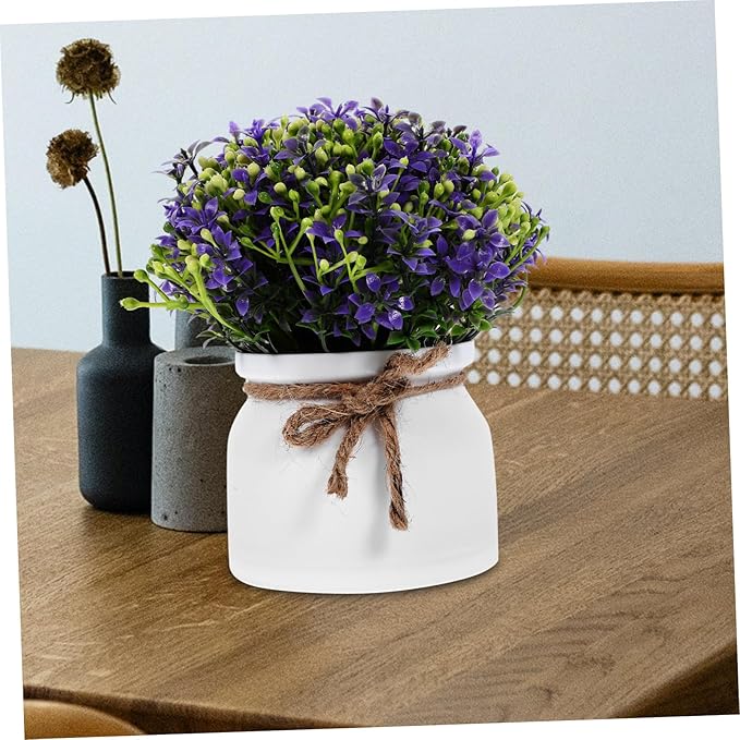 Artificial Orchid Bonsai Plant Faux Potted Flower Decor Living Room Decor Decoration