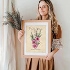 DREAM BIG PRINTABLES February Birth Flower Art Print - 8x10 (Unframed) | Capturing the Splendor of the February Birth Flower | Decor Accent for Birthdays and Special Occasions