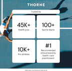 THORNE - Plant Protein - 22 Grams of Vegan Protein Powder - Pea, Rice & Chia Seed Protein with Complete Amino Acid Profile - NSF Certified for Sport - Chocolate - Gluten-Free - About 20 Servings
