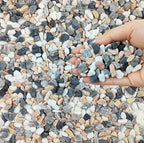 FANTIAN 2 lbs Succulent and Cactus Pebbles Gravel, 3/8 Inch Mixed Color Decorative River Rocks for Plants Indoor, Vases, Terrarium, Potted Top Dressing and Outdoor Decorative Stones