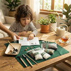 DIY Terrarium Kit | Pebbles Sphagnum Moss Activated Carbon Burlap Peat Moss Tools | Terrarium Supplies (Advanced)