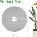 Plant Pot Grids, 11.8 Inch Cuttable Plant Pot Cover, Indoor & Outdoor Plant Pots Soil Protector to Prevent Cats from Digging in Potted Plants (11.8In-4Pcs)