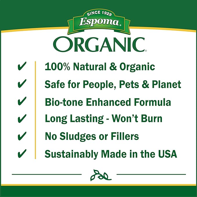 Espoma Organic Plant-Tone 5-3-3 Natural & Organic All Purpose Plant Food; 4 lb. Bag; The Original Organic Fertilizer for All Flowers, Vegetables, Trees, and Shrubs.