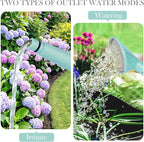 2 Gallon Watering Can for Indoor Plants, Garden Watering Cans for Outdoor Plant House Flower, Modern Plant Watering Can Large Long Spout with Sprinkler Head