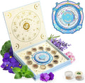 Lush&Dew Zodiac Garden Seed Bank, Gardening Gifts for Women Men, 12 Varieties Non-GMO Vegetables Herb Seeds in Seed Organizer, Magnetic Gift Box, Witchcraft Supplies, Air Signs Taurus Virgo Capricorn