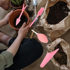 Succulent Planting Tool Set 5 Pink Gardening Hand Tools for Bonsai and Potted Plants, Transplanting and Soil Care Accessories for Indoor and Outdoor Garden Use