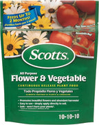 Scotts All Purpose Flower and Vegetable Continuous Release Plant Food, For Outdoor In-Ground Plants, 3 lb.