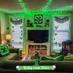 JMEXSUSS 200 LED Christmas Lights Outdoor, 66ft Connectable Green String Lights Plug in, 8 Modes Waterproof Green Lights for St Patrick's Day Outside Indoor Yard Tree Fence Rail Halloween Xmas Decor