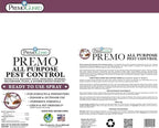Pest Control by Premo Guard – 32 oz– Insect & Pest Spray – Bug, Roach, Fleas, Fruit Fly, Ant, Spider Killer – Effective Plant Based Formula – Child and Pet Safe – Best Natural Protection