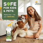 Reliant Pet Peppermint Oil Spray for Rodents- 16oz – Mice Repellent & Rat Deterrent Spray, Squirrel Repellent Indoor & Outdoor, Mint Spray for Rodents, Plant Based, Pet Safe and Made in USA