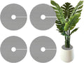 4 Pcs Plant Pot Grids-Cuttable Plant Pot Soil Covers Protectors from Animals-Indoor Plant Pot Soil Guard for Outdoor Garden Plant Protection (15.7in-4pcs)