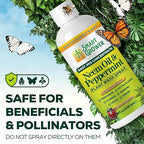 Neem Oil Spray for Plants with Peppermint Oil – for Indoor & Outdoor Plants, Gardens, & Houseplants– Best Value Refill 8 oz Concentrate Makes 1 Gallon RTU