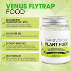 Venus Flytrap Food, Solid Gel Carnivorous Plant Food, 2.5OZ. Designed for Venus Fly Trap, Sundew, Pitcher Plants and Other Carnivorous Plants