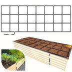 Garden Grid Watering System, 3x8 | Garden Irrigation System for Garden Beds | Pre-Assembled, Waters Every Plant, 2-Min Setup, USA-Made, Lasts 5–10x Longer Than Drip Irrigation | Standard, 33.5"x88"