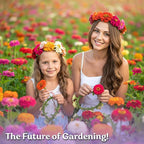 KVITER 550 Cut and Come Again Zinnia Seeds for 2026 (Zinnia elegans) — Pumila Double Blooms Zinnia Mix, Heirloom & Non GMO — Ideal Cut Flower Seeds for Planting in Garden, Containers, Cutting Beds
