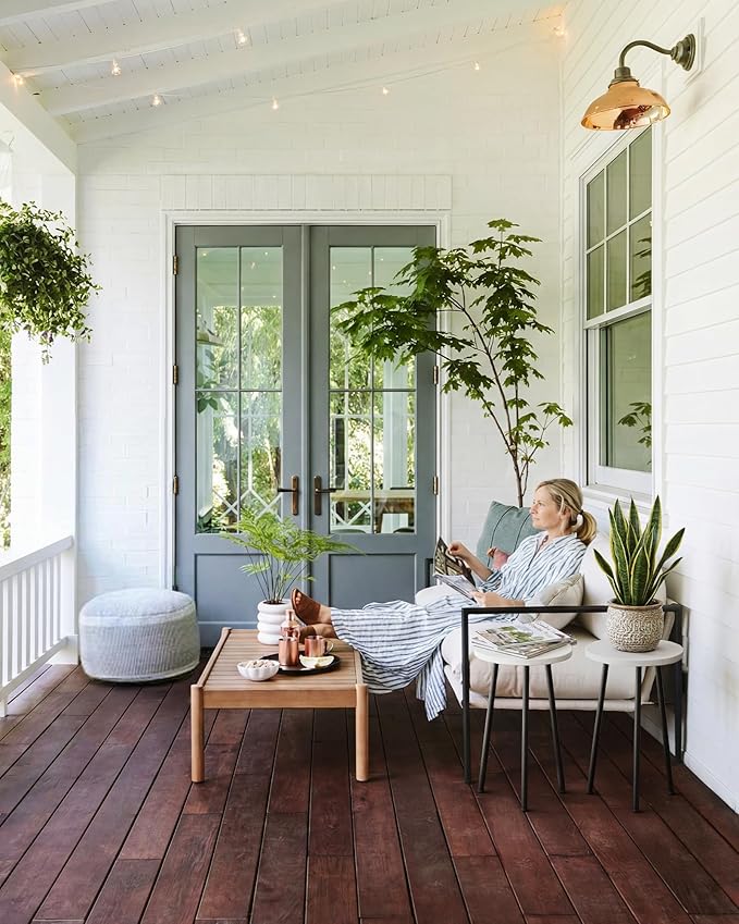 Plant Stand Indoor Outdoor: 2 Pack Indoor Plant Stand 20'' Convertible Multi-purpose Holder - Mid Century Modern Decor - Tall Plant Table for Living Room/Balcony/Garden/Patio