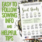 Seed Needs, Mixed Cacti/Cactus Seeds - 130 Seeds for Planting - Great Plants for Indoor Office Spaces, Easy to Grow (1 Pack)