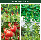 2 Pack 65"×48" Cucumber Trellis for Raised Bed, U-Shape Garden Trellis for Climbing Plants Outdoor, Metal Arch Vegetables Trellis, Detachable Cucumber Plant Support for Tomato,Squash