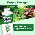 Fish Tank Plant Fertilizer – Liquid Plant Food for Aquarium Plants, Supports Healthy Growth & Vibrant Color, 32 oz