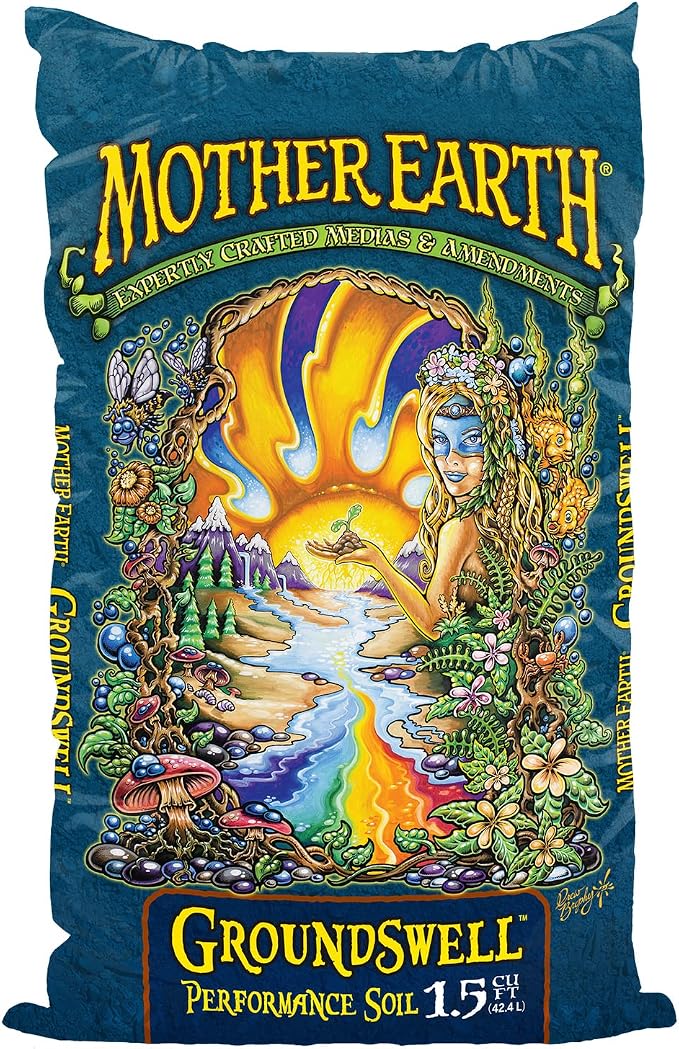 Mother Earth Groundswell Performance Soil, All-Purpose Potting Soil for Plants, High-Aeration Formula, 1.5 cu. ft.