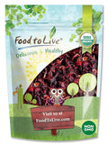 Food to Live Organic Hibiscus Flowers, 12 Ounces – Whole Petals. Great for Herbal Tea. Non-GMO. Caffeine-free. Good Source of Vitamin C. Bulk. Kosher