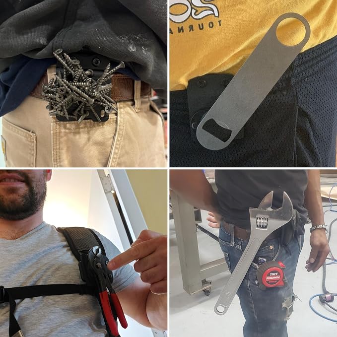 MagMaster | The Original Magnetic Tool Holder - Super Strong - Clip-On Any Belt, Tool Bags or Pocket - Assembled in USA
