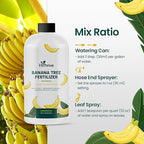 32oz Plant Food for Banana Trees Live Plants - Makes 32 Gallons of Banana Tree Fertilizer for Fruit Trees Live Plants - Promotes Lush Growth, Strong Roots, Abundant Harvest & Sweet Fruits