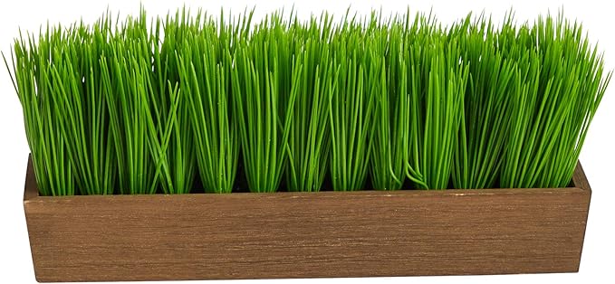 12in. Grass Artificial Plant in Decorative Planter
