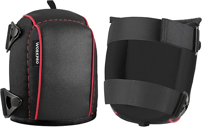 WORKPRO Garden Knee Pads For Unisex-Adult, Flooring Kneepads with Foam Padding, Comfortable Kneeling Cushion for Gardening, House Cleaning, Construction Work