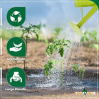 Galvanized Iron Watering Can for Indoor Plants, DIY Watering Cans for House Plant Garden Flower, Long Spout Water Can for Outdoor Watering Plants 6.44L 1.7Gallon (Green)
