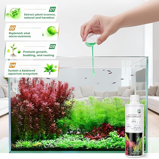HC035 All-in-One Liquid Aquarium Plant Fertilizer - with Essential Micro & Macro Nutrients for Freshwater Planted Tanks, 150ml/500ml/1000ml (150mL)