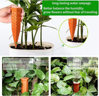 Baxrou Plant Self Watering Stakes 12 Pack Terracotta Watering Spikes for Indoor and Outdoor Plants,Wine Bottle Plant Watering Devices, Automatic Plant Waterers for Vacation