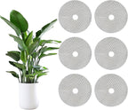 TINSKY 6 Pcs 11.8 Inch Plant Pot Grids-Cuttable Plant Pot Soil Covers Protectors from Animals-Indoor Plant Pot Soil Guard for Outdoor Garden Plant Protection