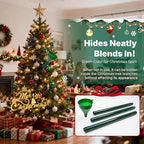 51" Christmas Tree Watering Funnel with Hose of Plastic Longer Christmas Tree Watering Device, Xmas Plant Watering Tool for Indoor Plants Spill-Free, Adjustable 3-Section Design