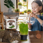 Doter Organic Potting Soil for Indoor Cat Grass, Great Seedling Soil for Wheat Grass, Bermuda, Catnip, and All Indoor Herb Plants