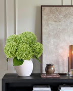 DuHouse 4Pcs Large Hydrangea Artificial Flowers,20 inch Latex Real Touch Hydrangeas Lifelike Hydrangea Flower for Home Wedding Bouquets Centerpieces Party Living Room Decoration(Green)
