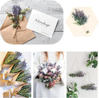 68 Pcs Dried Preserved Eucalyptus Stems & Lavender Flowers Bundles for Shower, 17'' Natural Real Live Eucalyptus Leaves Hanging Lavender Shower Plant, Fragrance, Decor