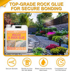 5 Gallon Mulch Glue for Landscaping, SEVGILI Rock Glue & Gravel Binder, Pet Safe & Plant Safe, Non-Toxic Ready-to-Use Gravel Lockdown, 100% Permeable & Fast-Dry Strong Pea Gravel Stabilizer