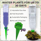 Self Watering Planter Insert Drip Spike High Capacity 20oz BabaBerry Dynamic Dripper Automatic Plant Watering Globes Dripper Device for Indoor or Outdoor Plants for Vacation Adjustable 3 Pack
