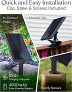 Brightech 48 (42+6) FT Ambience Pro Outdoor Solar String Lights - Bright Remote Control Color Adjustable Solar Light - Commercial Grade, 15 Waterproof LED Bulbs for Patios, Camping, Yard, Outside